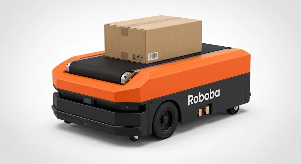 ربات سورتینگ Roboba با نوار نقاله و یک مرسوله